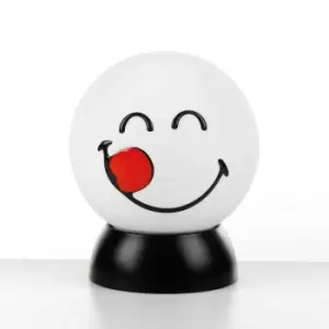 Image of Smiley Childrens Tounge Globe Table Lamp, White