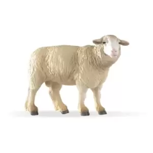 image of PAPO Farmyard Friends Merinos Sheep Toy Figure, Three Years or Above, White (51041)