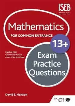 Image of Mathematics for Common Entrance 13+ Exam Practice by David Hanson