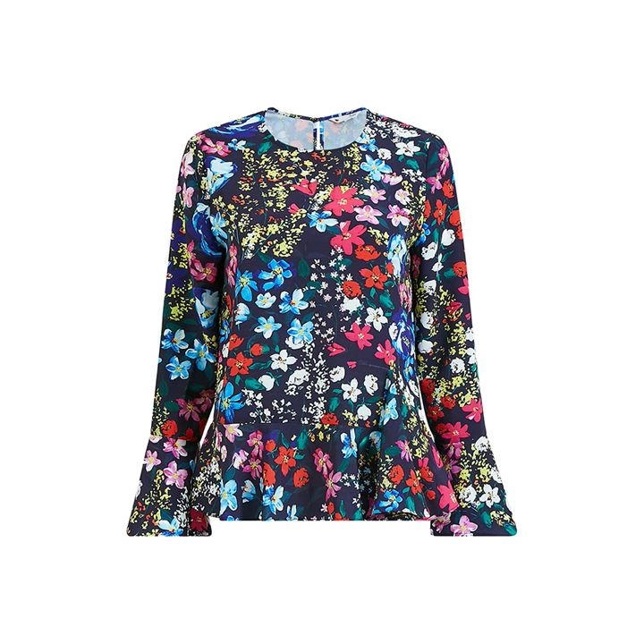 Image of Yumi Multicoloured Floral Blouse - 8