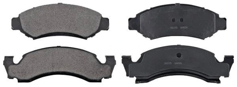 Image of A.B.S. 38375 Brake pad set without integrated wear sensor Brake Pad Set,disc brake (402)