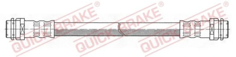 Image of QUICK BRAKE Brake hose QUICK BRAKE 27.039