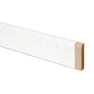 image of 12mm Astral White Laminate Upstand Square edge