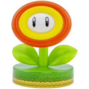 image of Super Mario Fire Flower Icon Light