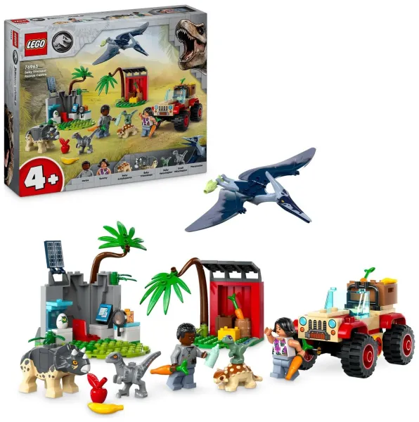 image of LEGO Jurassic World Baby Dinosaur Rescue Centre Toy 76963