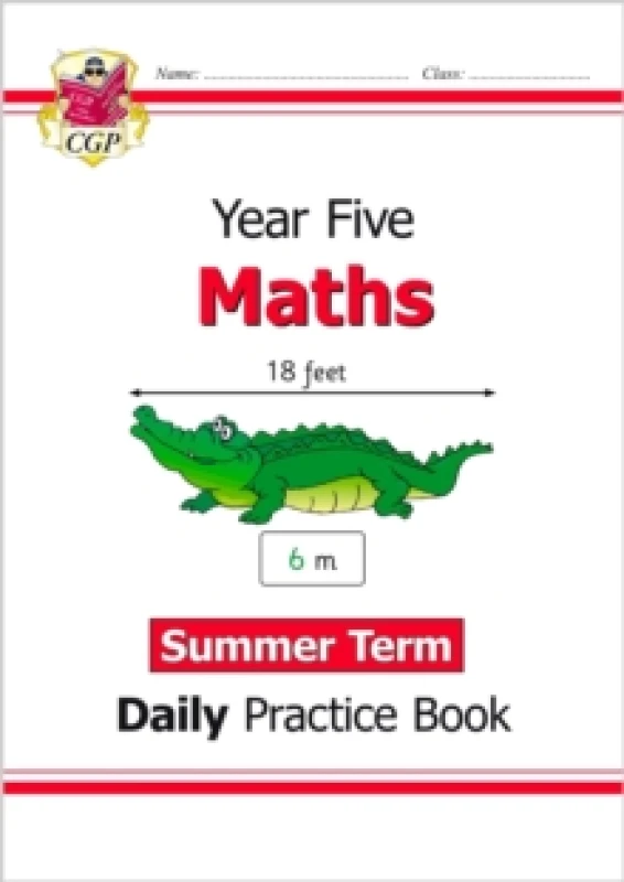 Image of CGP Books KS2 Maths Year 5 Daily Practice Book: Summer Term Paperback Multi