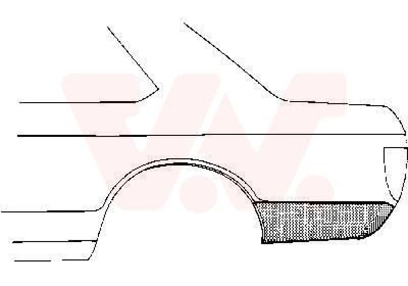 Image of VAN WEZEL Side panel VAN WEZEL 3755.33
