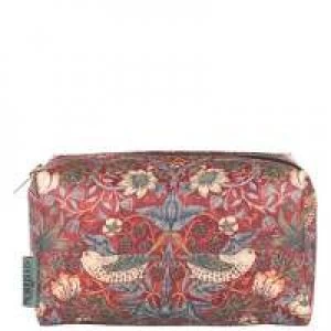 image of MORRIS and Co Strawberry Thief Medium Cosmetic Bag