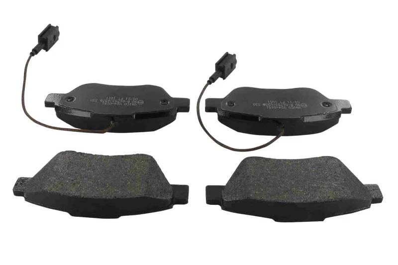 Image of VAICO V24-0151 Brake pad set Front Axle, incl. wear warning contact, Q+, original equipment manufacturer quality Brake Pad Set,disc brake (402)