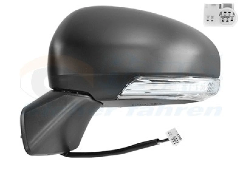Image of VAN WEZEL Wing mirror VAN WEZEL 5492805