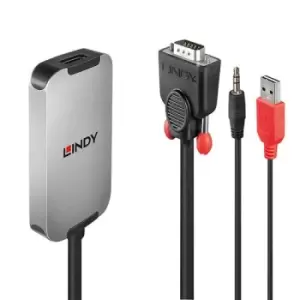 Image of Lindy VGA to DisplayPort 1.2 Converter