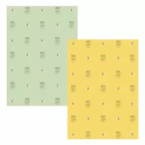 Image of David Mason Design Bee Happy-Tea Towel set of 2