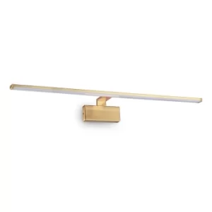 Image of Alma Integrated LED Picture Wall Lamp 1 Light Brass Satin 3000K
