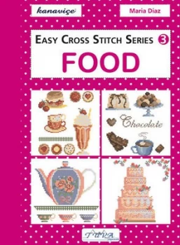 Image of Easy Cross Stitch Series 3 Food by Maria Diaz Paperback