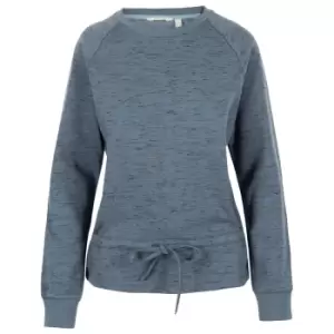 image of Trespass Womens/Ladies Gretta Marl Round Neck Sweatshirt (M) (Pewter)