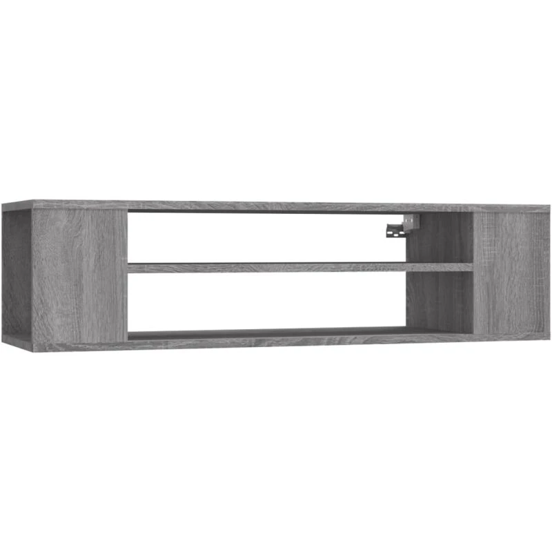 Image of VIDAXL Vidaxl - Hanging tv Cabinet Grey Sonoma 100x30x26.5cm Engineered Wood 826361