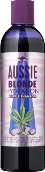 image of Aussie Blond Hydration Purple Shampoo 290ml