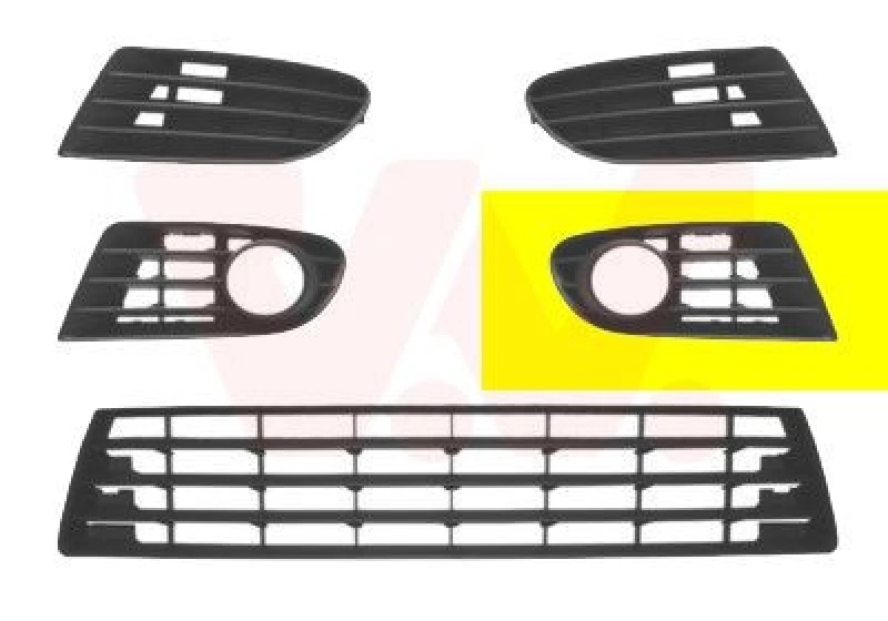 Image of VAN WEZEL Bumper grill VAN WEZEL 5895593