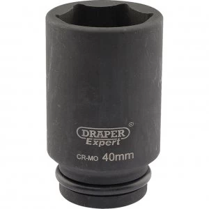 Image of Draper Expert 3/4" Drive Deep Hexagon Impact Socket Metric 3/4" 40mm