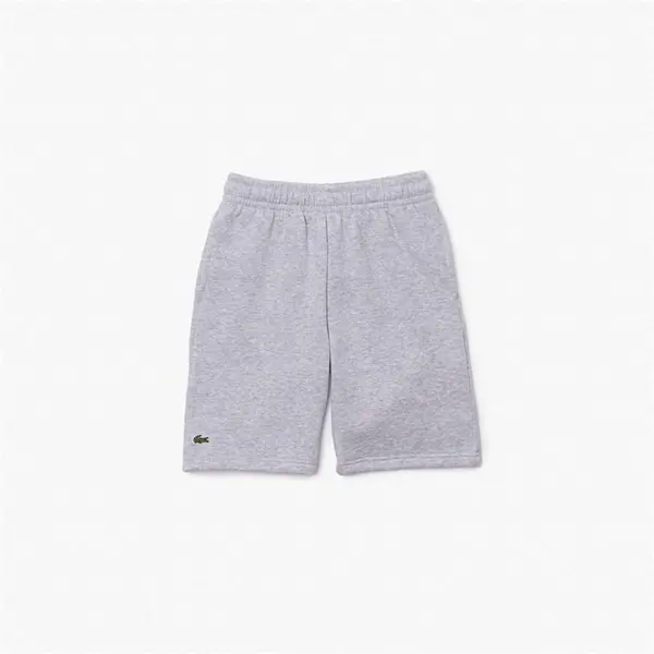 Image of Lacoste Basic Fleece Shorts 4Y Grey 47218002135