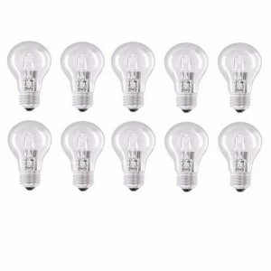 Image of Status Halogen Edison Screw Candle Bulb 10 Pack - 100W