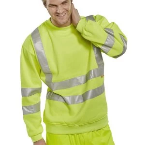Image of BSeen XXXXLarge Sweatshirt Saturn Yellow