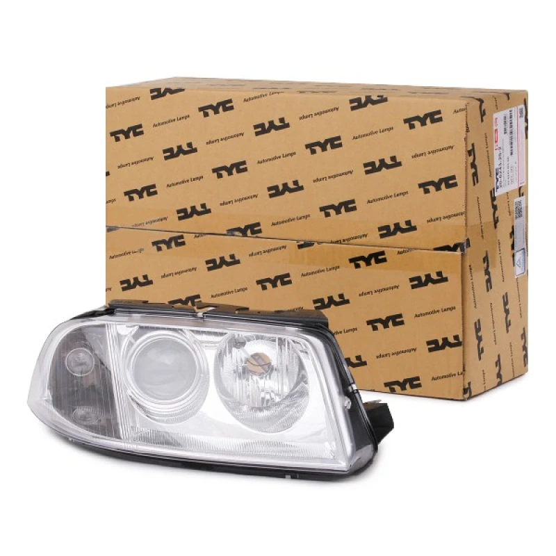Image of TYC 20-6243-25-2 Headlights H7/H7, with electric motor, Right Headlight (259)