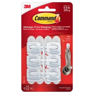 Image of 3M Command Mini Adhesive Hooks