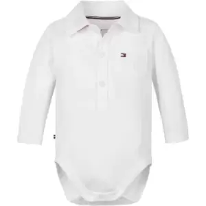 Tommy Hilfiger Tommy LS Polo Body Bb24 - White