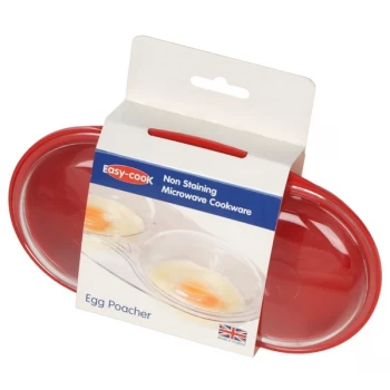 image of Easy Cook Egg Poacher Red