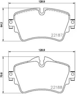 Image of BREMBO Brake pad set PRIME LINE P 06 092 Brake pads,Brake pad set, disc brake BMW,MINI,2 Active Tourer (F45),2 Gran Tourer (F46),X2 (F39)