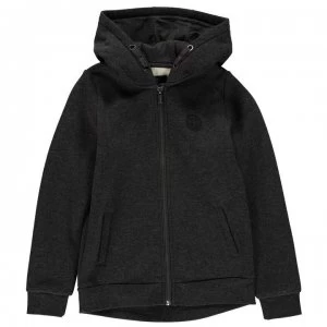 image of Firetrap Zip Hoody Junior Boys - Charcoal Marl