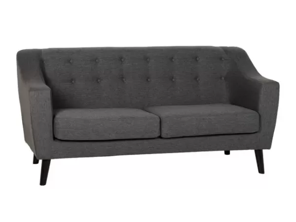 image of Seconique Ashley Grey Fabric 3 Seater Sofa