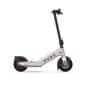 image of Pure Electric Pure Advance+ Electric Folding Scooter - Platinum Silver