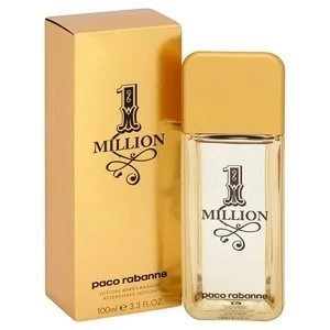 image of Paco Rabanne 1 Million Aftershave Lotion For Him 100ml