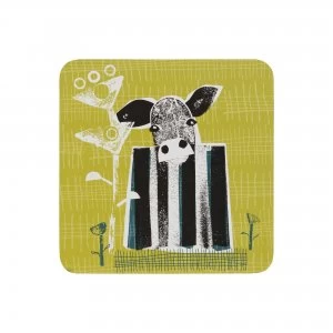 Image of Denby Cow Coasters Set of 6