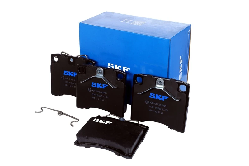 Image of SKF VKBP 80536 Brake pad set not prepared for wear warning indicator, with accessories Brake Pad Set,disc brake (402)
