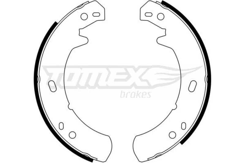Image of TOMEX brakes Brake Shoe Set TOMEX brakes TX 23-24