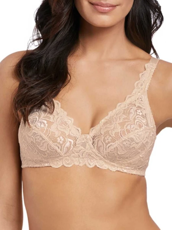 Image of Wacoal Womens non-wired bra Wacoal Eglantine Beige Female 85B
