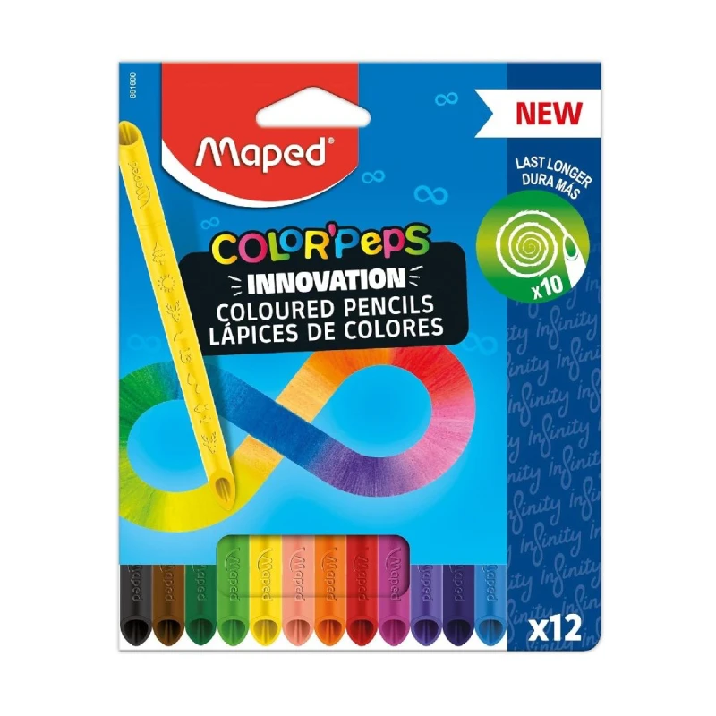 Image of Maped Maped Colorpeps Infinity Colouring Pencils (Pack of 12) 861600 861600