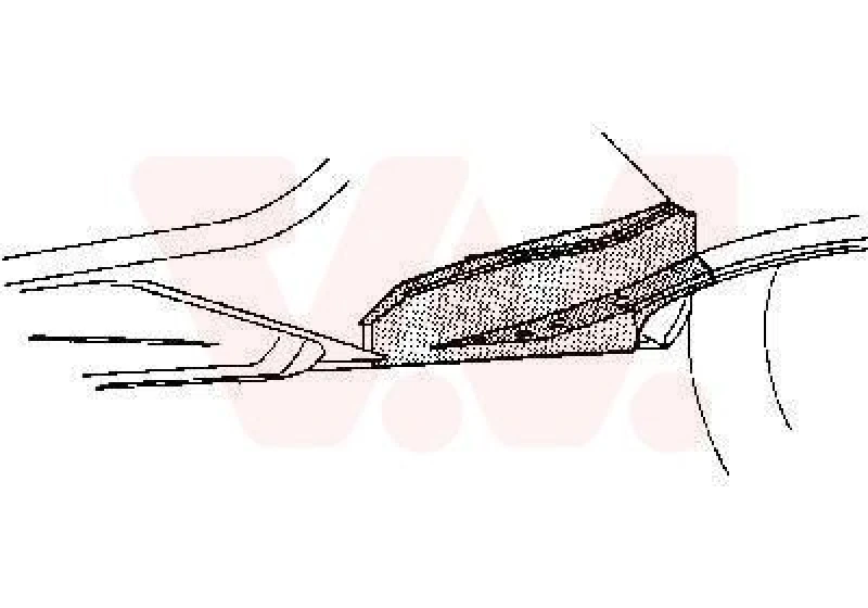 Image of VAN WEZEL Chassis leg VAN WEZEL 5810311