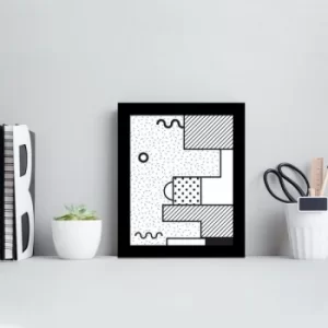 Image of SCT-041 Multicolor Decorative Framed MDF Painting