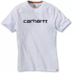 Image of Carhartt Mens Force Delmont Moisture Wicking Short-Sleeve T-Shirt XL - Chest 46-48' (117-122cm)