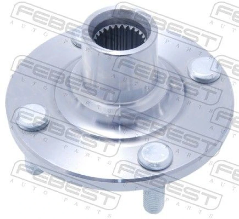 Image of FEBEST 0182-KSP90F Wheel Hub Front Axle, without wheel bearing Wheel Hub (653)