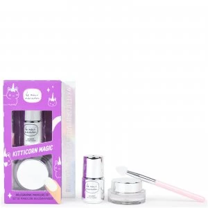 image of Le Mini Macaron Kitticorn Magic Holographic Manicure Set