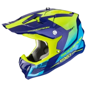 image of Scorpion Vx-22 Air Attis Blue-Neon Yellow M