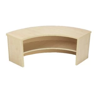 image of Jemini Intro 90 Degree Corner Desk Riser Warm Maple KF73527