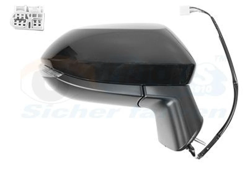 Image of VAN WEZEL Wing mirror VAN WEZEL 5415808