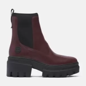 Timberland Everleigh Chelsea Boot For Her In Burgundy Burgundy, Size 6