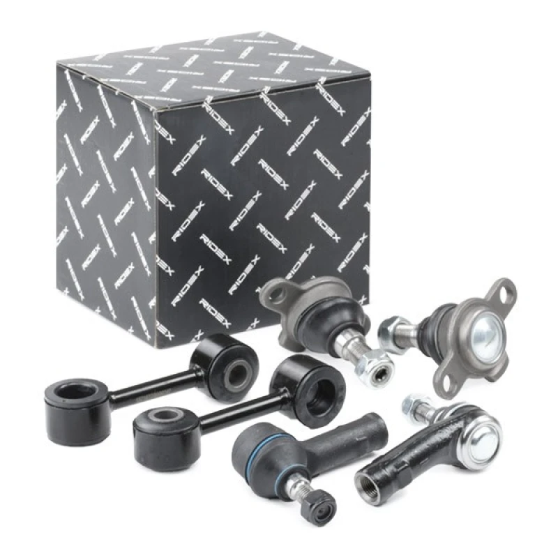 Image of RIDEX 771R0143 Repair Kit, wheel suspension Lower, with coupling rod Repair Kit,wheel suspension (771)